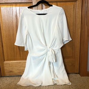 Very cute white flowy dress!